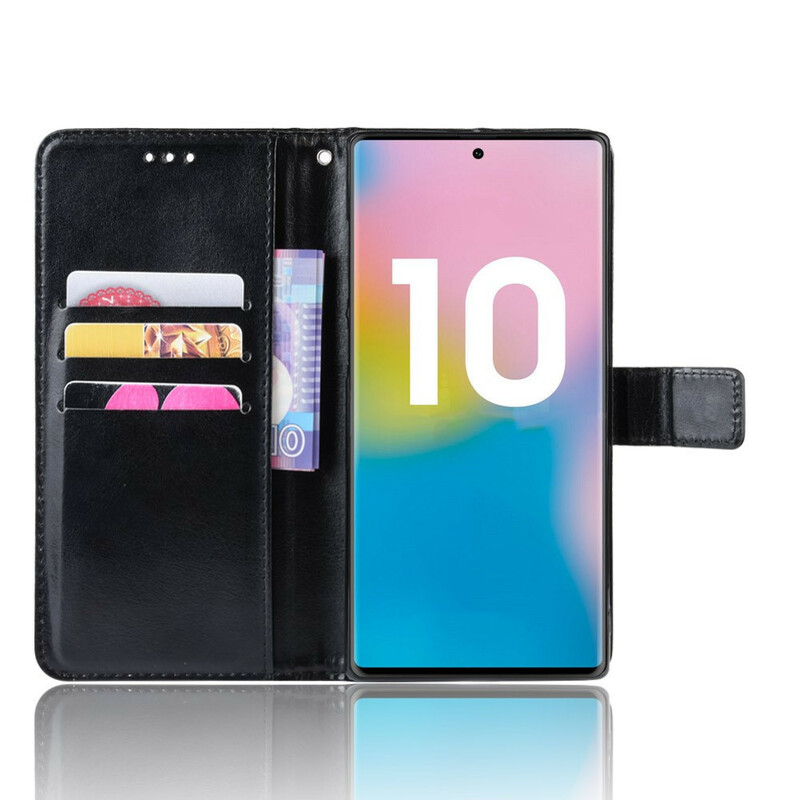 Funda de piel sintética Samsung Galaxy Note 10 Plus Flashy