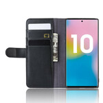 Funda Samsung Galaxy Note 10 Plus de cuero dividido