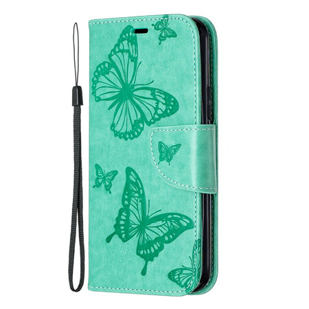 Funda para iPhone 11 Cordón con estampado de mariposa