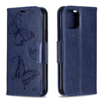 Funda para iPhone 11 Cordón con estampado de mariposa Funda para iPhone 11 Cordón con estampado de mariposa