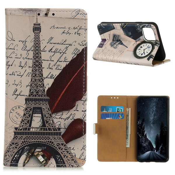 Funda iPhone 11R Torre Eiffel Poeta