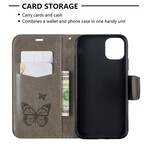 Funda para iPhone 11R Cordón con estampado de mariposa