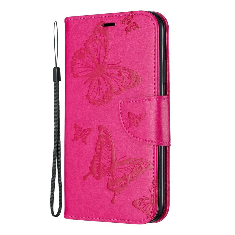 Funda para iPhone 11R Cordón con estampado de mariposa