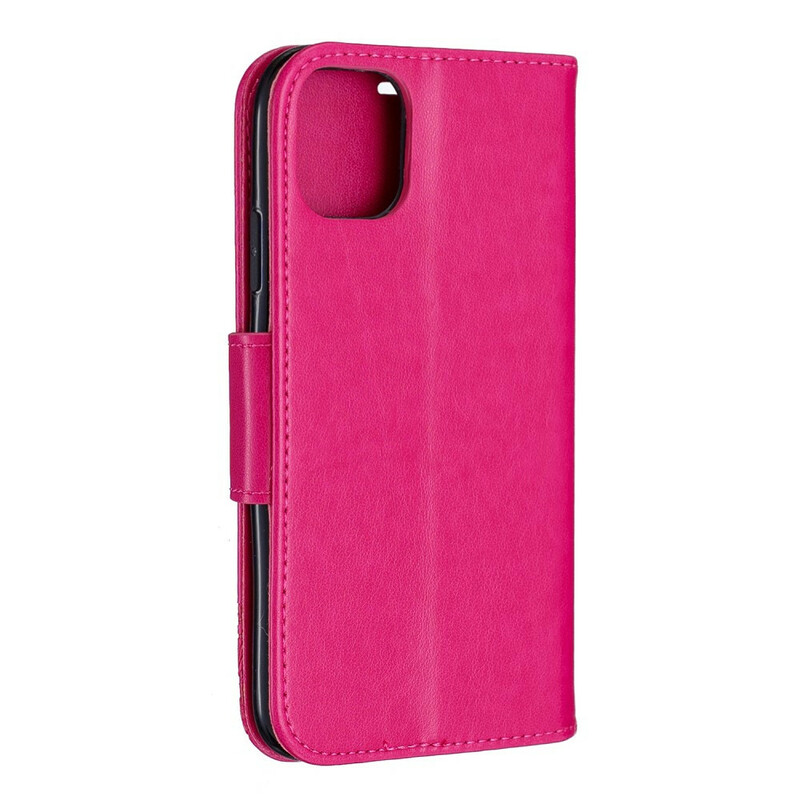 Funda para iPhone 11R Cordón con estampado de mariposa