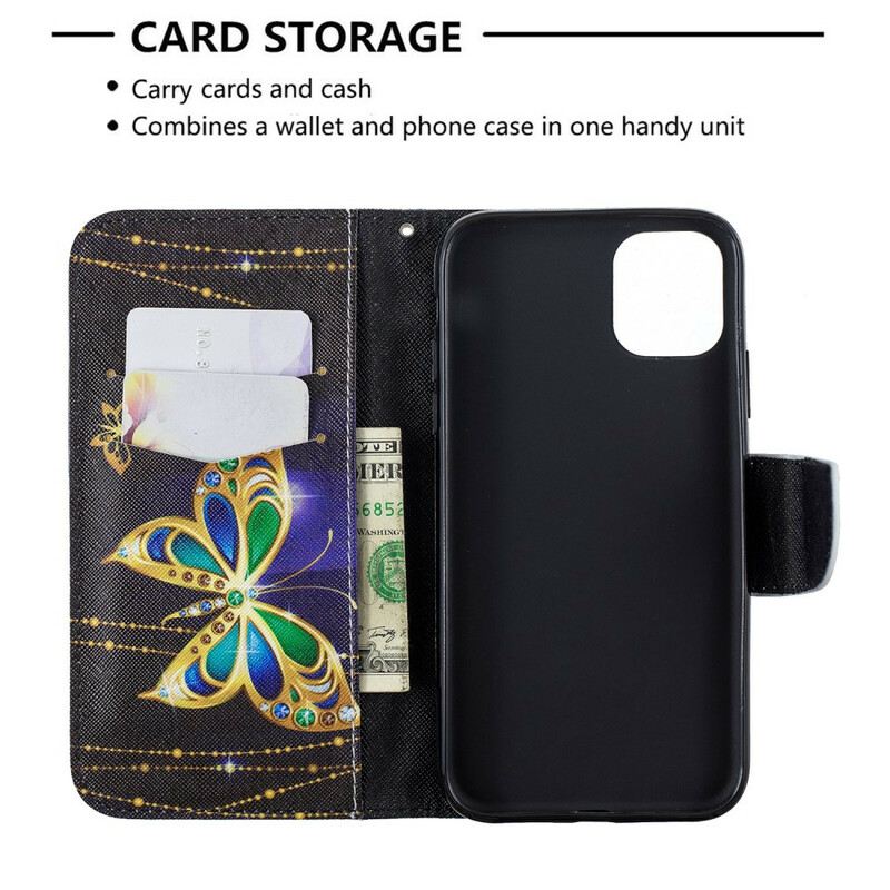 Funda para iPhone 11R Incredible Butterflies
