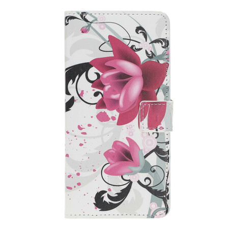 Funda de flores tropicales para el iPhone 11R