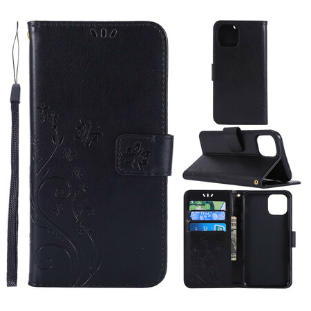 Funda iPhone 11 Max Mariposas en Flores