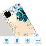 Funda de flor de acuarela transparente para el iPhone 11 Max