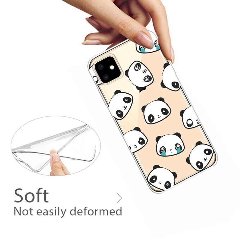 Funda iPhone 11 Sentimental Pandas