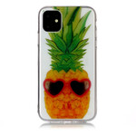 Funda transparente iPhone 11 Incognito Pineapple