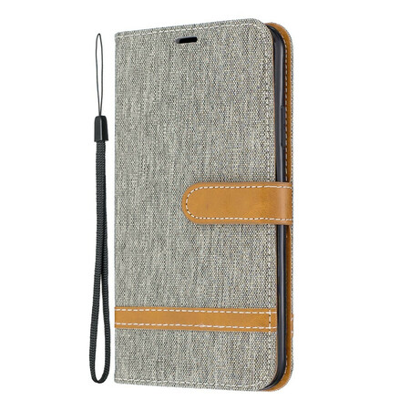 Funda de tela y colgante efecto cuero para el iPhone 11 Pro Max