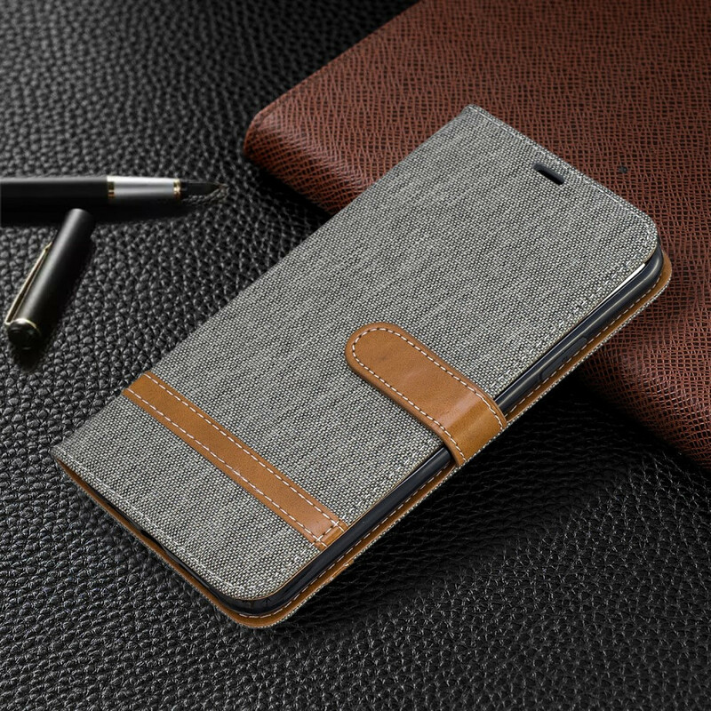 Funda de tela y colgante efecto cuero para el iPhone 11 Pro Max