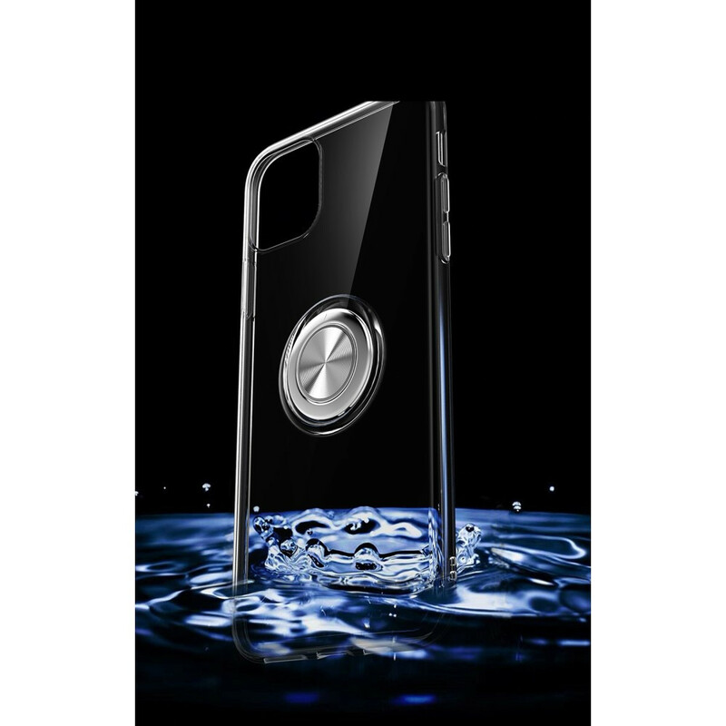 Funda transparente para el iPhone 11 Pro Max con soporte para el anillo