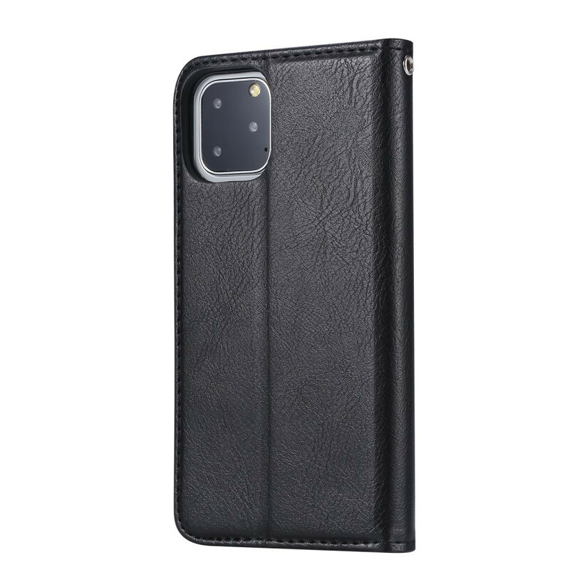 Funda Flip Cover iPhone 11 Pro Max Leatherette Card Funda