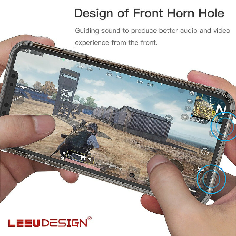 Funda transparente para el iPhone 11 Cojines de protección LEEU