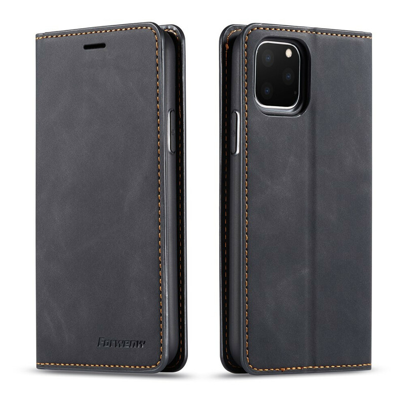 Flip Cover iPhone 11 Pro Efecto Cuero FORWENW