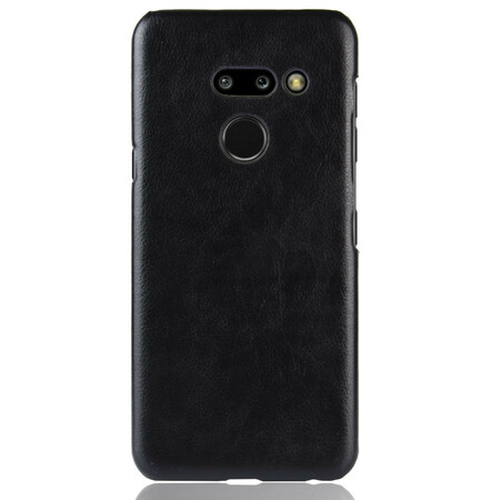 Funda de cuero para el LG G8 ThinQ efecto lichi