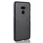 Funda de cuero para el LG G8 ThinQ efecto lichi