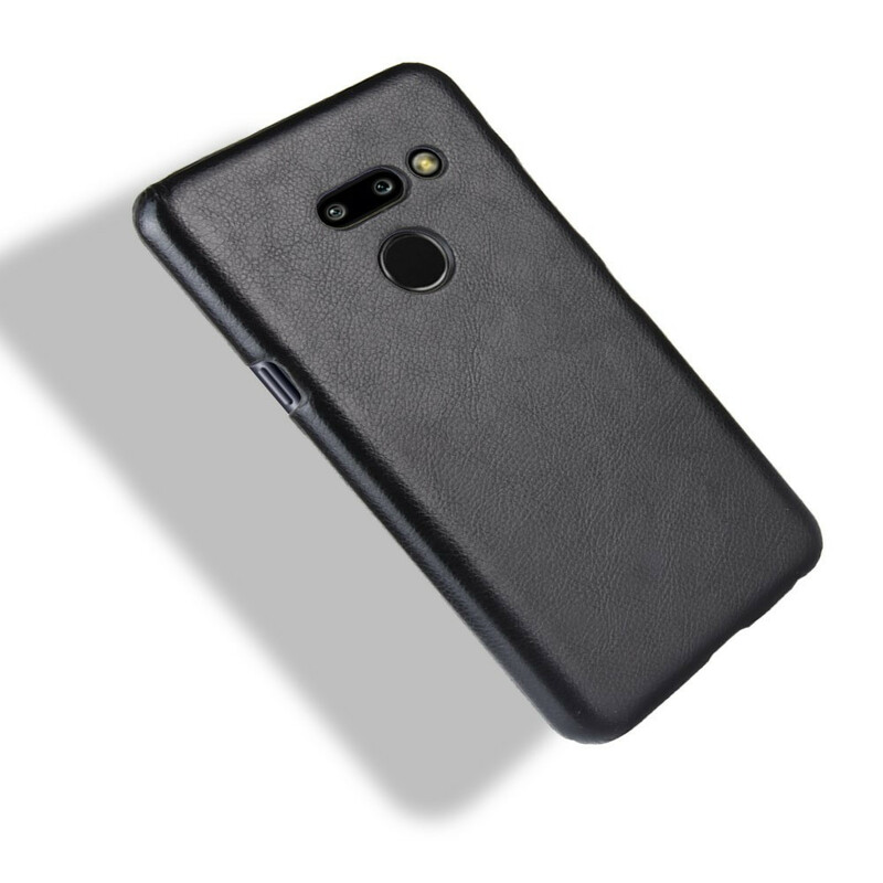 Funda de cuero para el LG G8 ThinQ efecto lichi