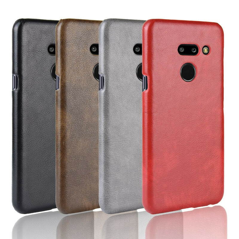 Funda de piel LG G8 ThinQ Lichi