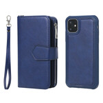 Funda desmontable para iPhone 11 Cartera