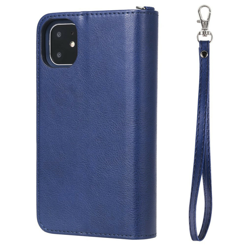 Funda desmontable para iPhone 11 Cartera