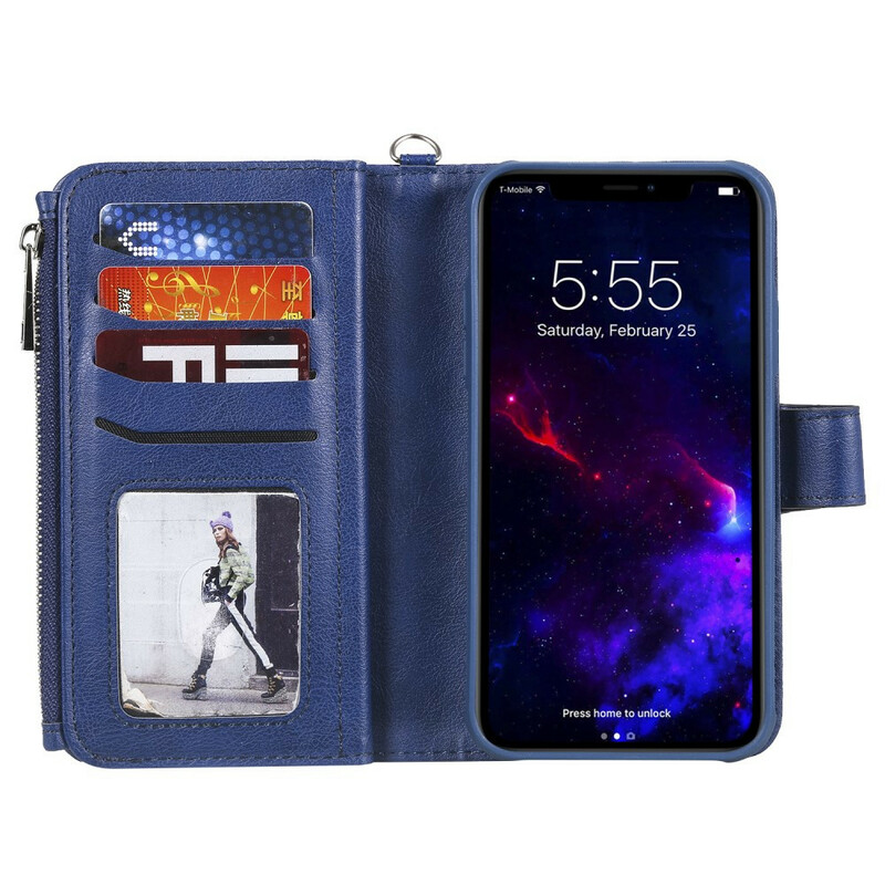 Funda desmontable para iPhone 11 Cartera