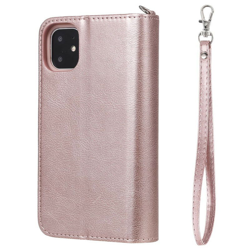 Funda desmontable para iPhone 11 Cartera