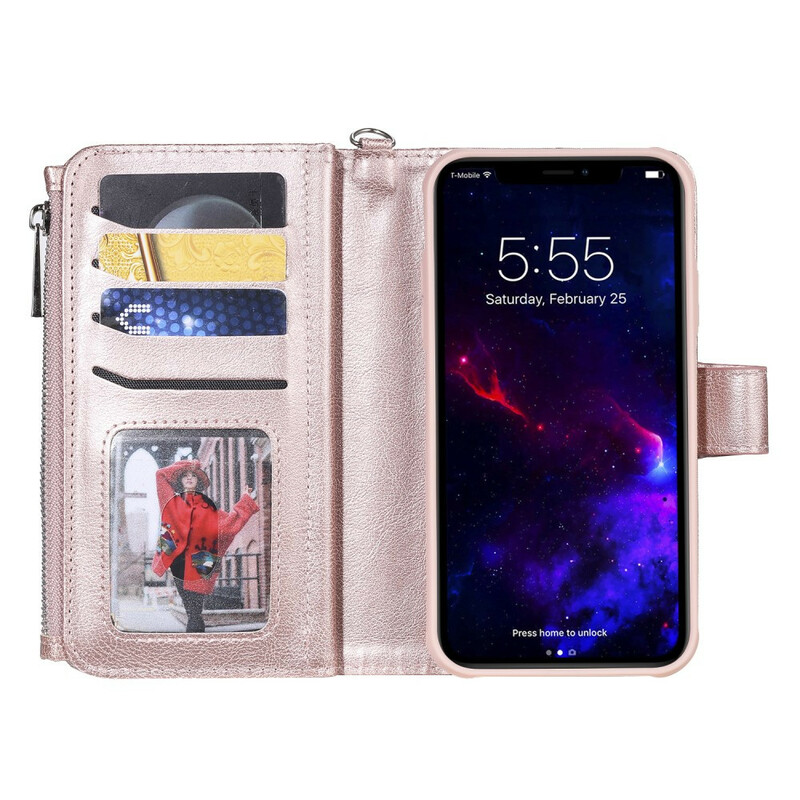 Funda desmontable para iPhone 11 Cartera