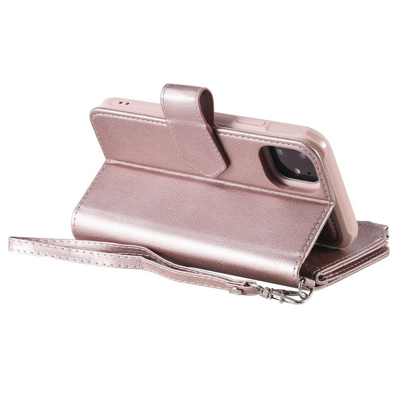 Funda desmontable para iPhone 11 Cartera