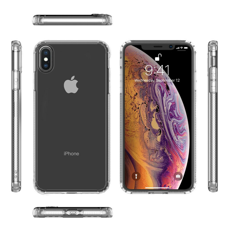 Funda transparente para el iPhone XS Max Cojines de protección LEEU