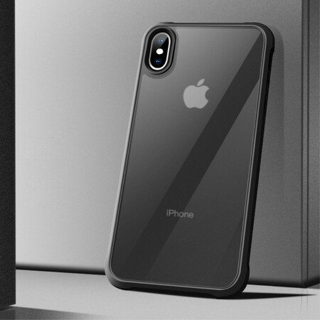 Funda transparente para el iPhone X Cojines protectores LEEU