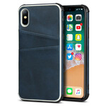 Funda de doble tarjeta monocromática para el iPhone X