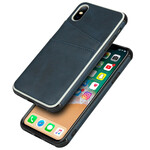 Funda de doble tarjeta monocromática para el iPhone X