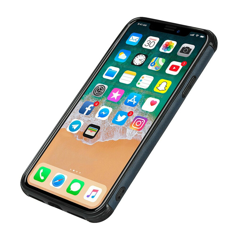 Funda de doble tarjeta monocromática para el iPhone X