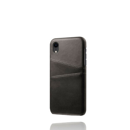 Funda de tarjeta efecto cuero para el iPhone XR