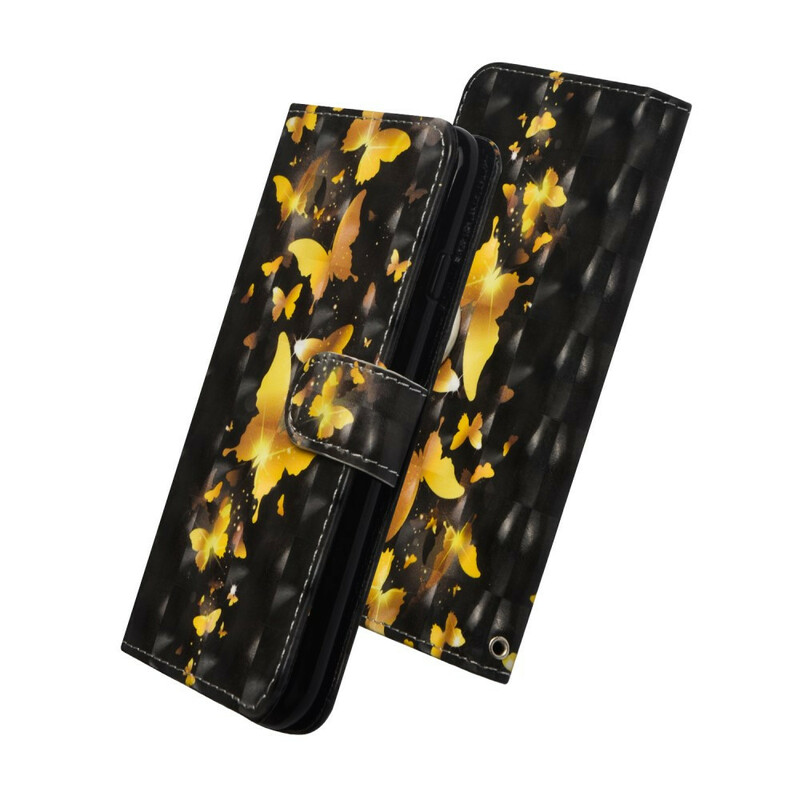 Funda Xiaomi Redmi Note 8 Pro Mariposas Amarillas