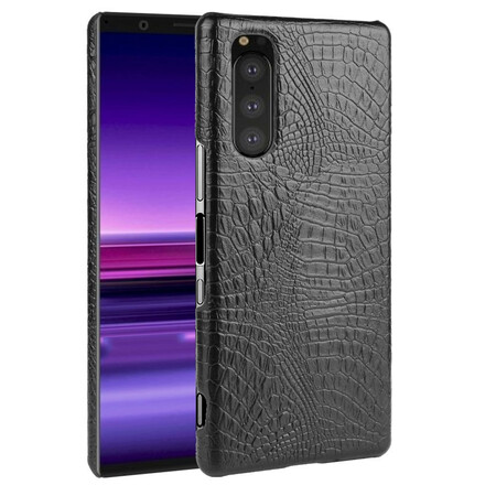 Funda estilo piel de cocodrilo para Sony Xperia 5