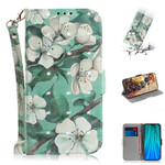 Funda con colgante de flores para el Xiaomi Redmi Note 8 Pro