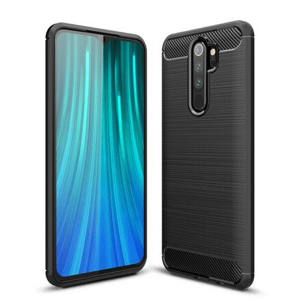 Funda de fibra de carbono cepillada para el Xiaomi Redmi Note 8 Pro