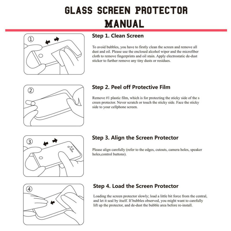 Protección de cristal templado para el Xiaomi Redmi Note 8 Pro HAT PRINCE