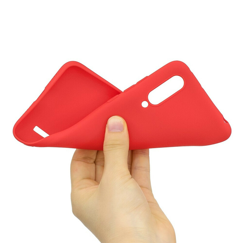 Xiaomi Mi 9 Lite Funda de silicona flexible de colores caramelo