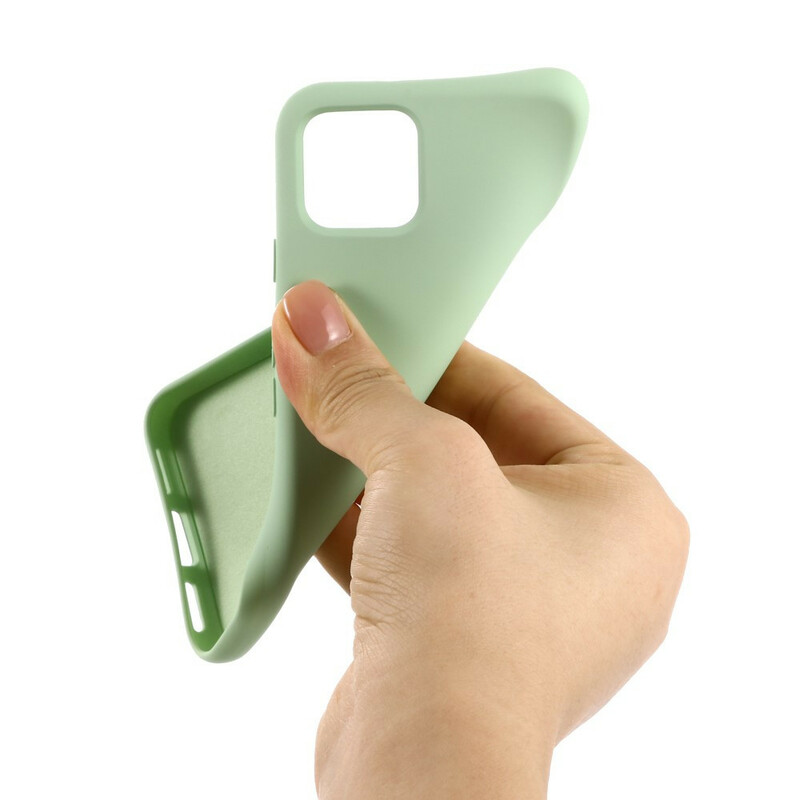 Funda del Google Pixel 4 con diseño de silicona líquida
