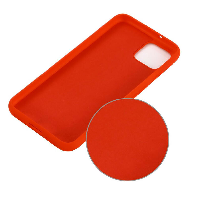 Funda del Google Pixel 4 con diseño de silicona líquida