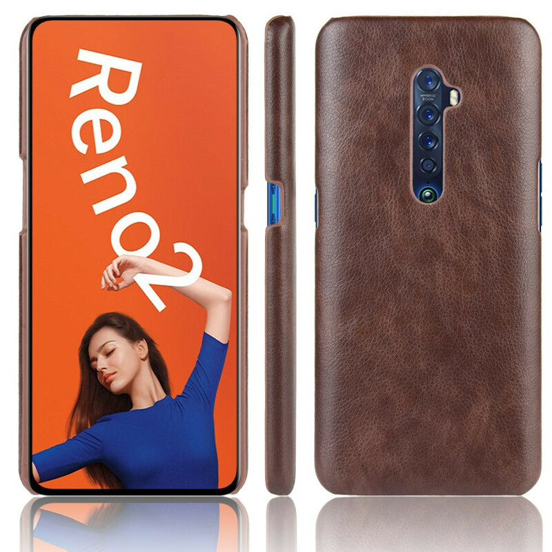 Funda de piel Oppo Reno 2 efecto lichi