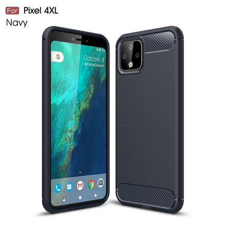 Funda de fibra de carbono cepillada para el Google Pixel 4 XL