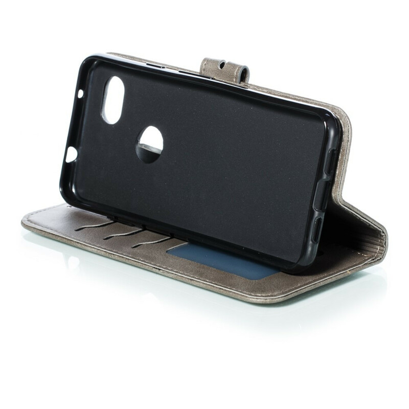 Funda de polipiel para el Google Pixel 3A Gatito