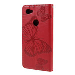 Funda de cordón de mariposas gigantes para el Google Pixel 3A Funda de cordón de mariposas gigantes para el Google Pixel 3A
