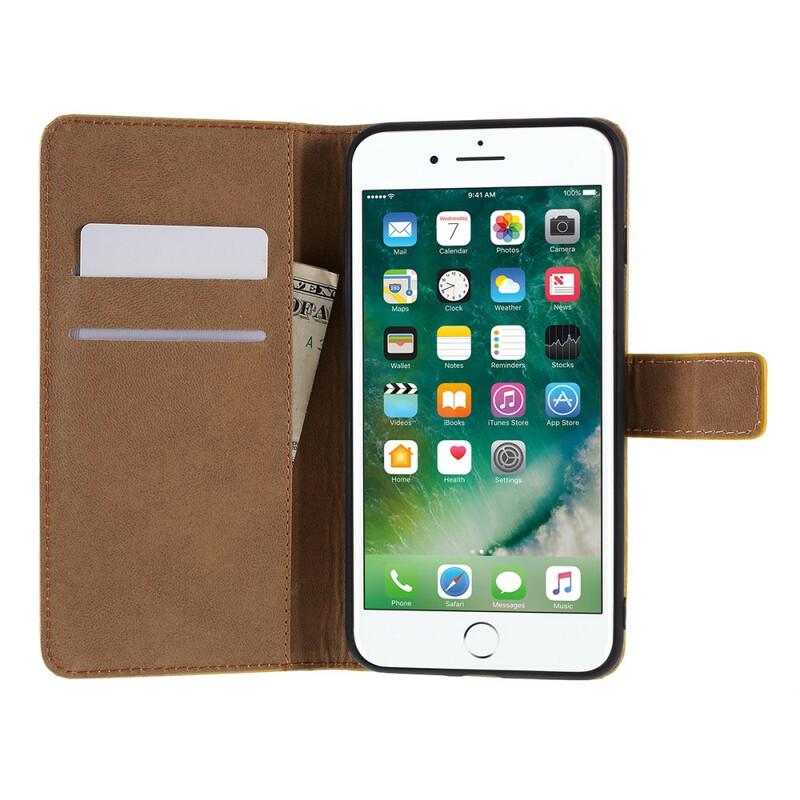 Funda iPhone 8 Plus / 7 Plus Piel Genuina Color Funda iPhone 8 Plus / 7 Plus Piel Genuina Color