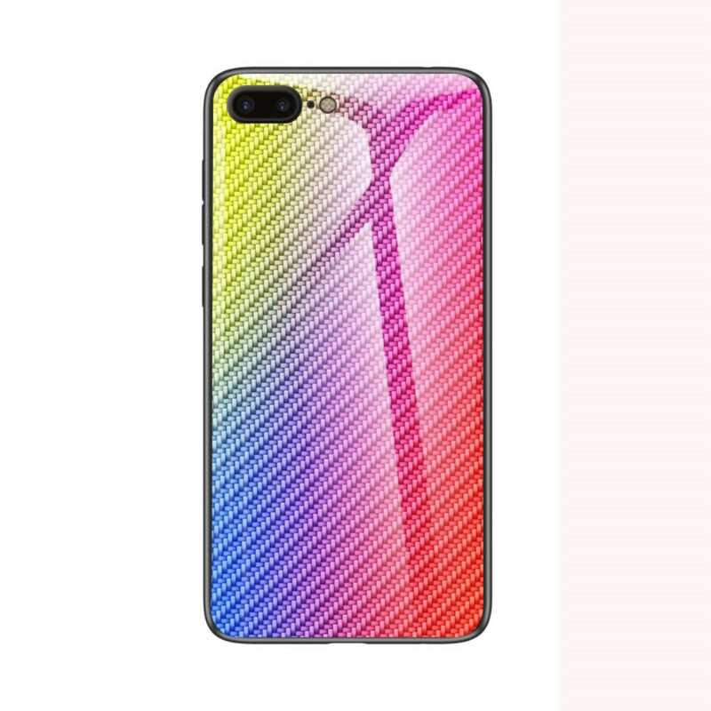 Funda iPhone 8 Plus / 7 Plus Fibra de Carbono Templada